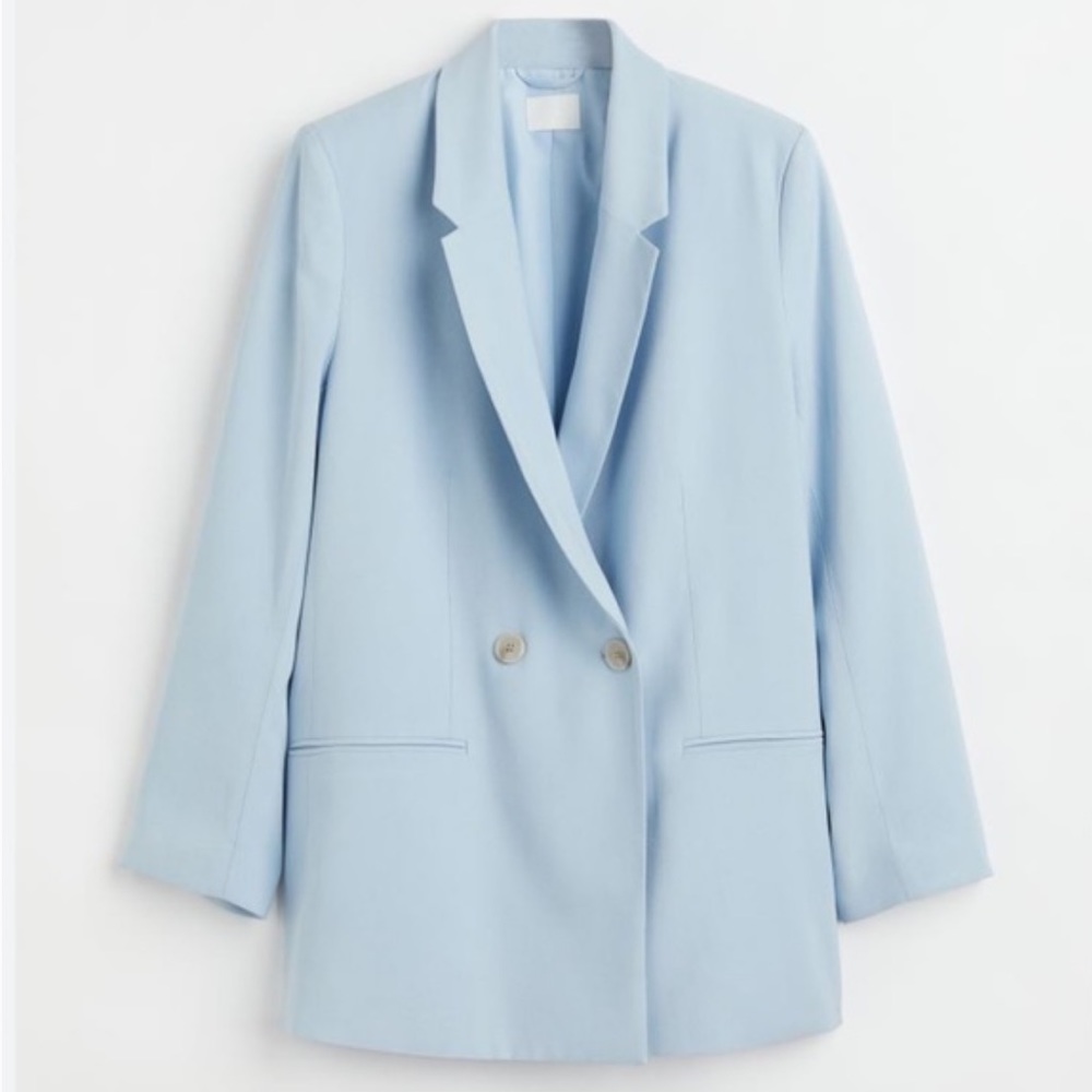NWT Light Blue Oversized H&M Blazer
